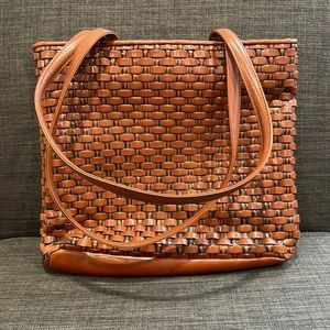 Vintage Nine West Woven Tote